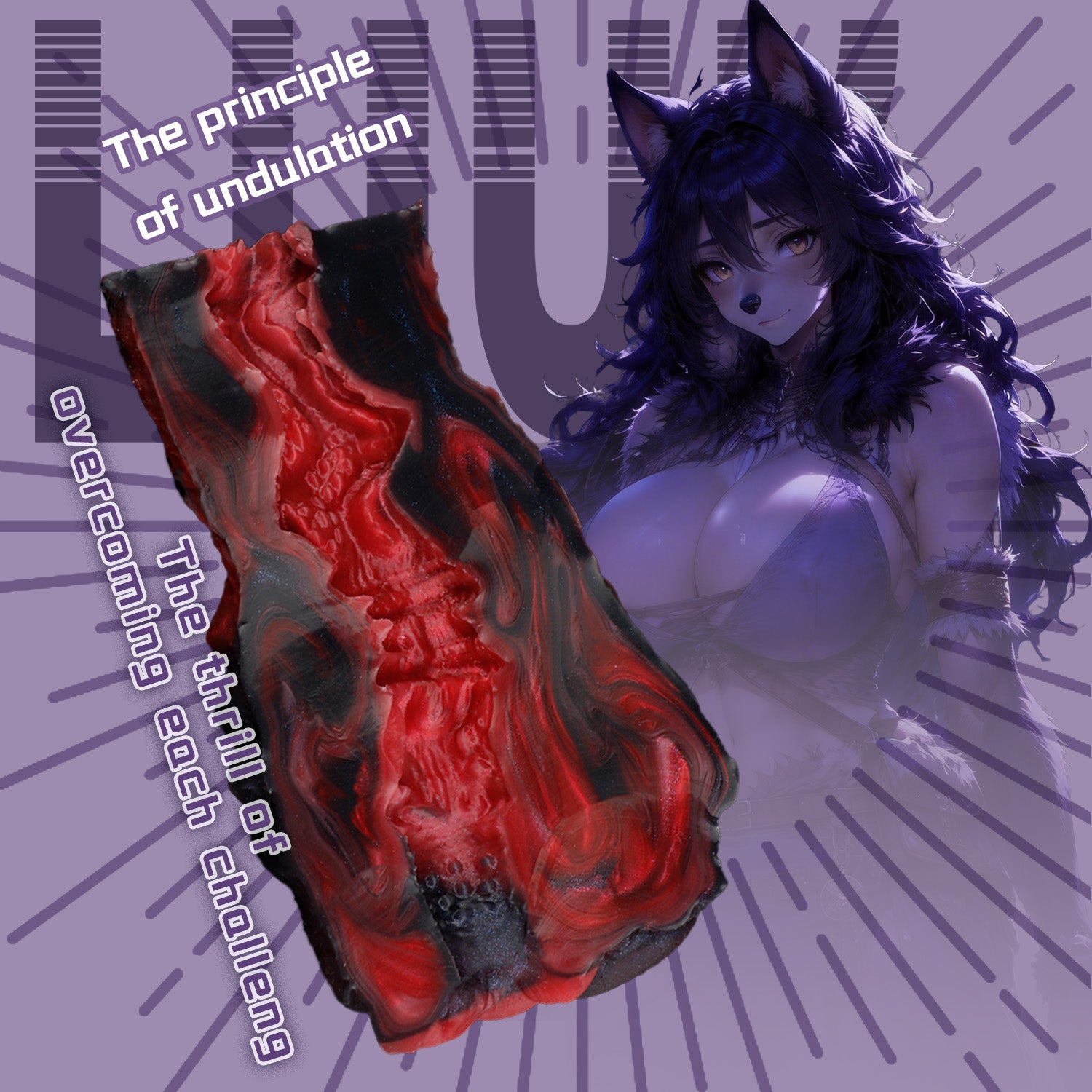 Canine Fantasy Alien Pocket Pussy – Smooth-Coated Dog Masturbator for Male Sex Toys | Platinum Silicone