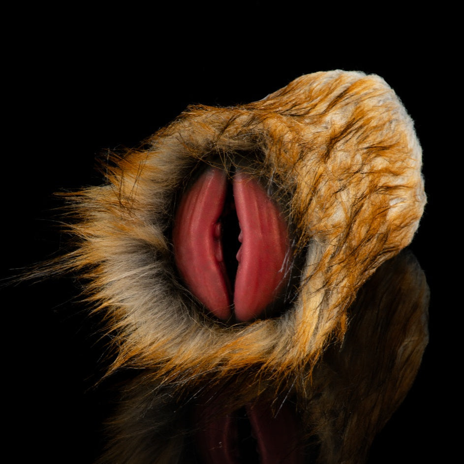 Lioness Fury – Realistic Furry Lion Pocket Pussy | Removable Fur | Platinum Silicone Male Sex Toy