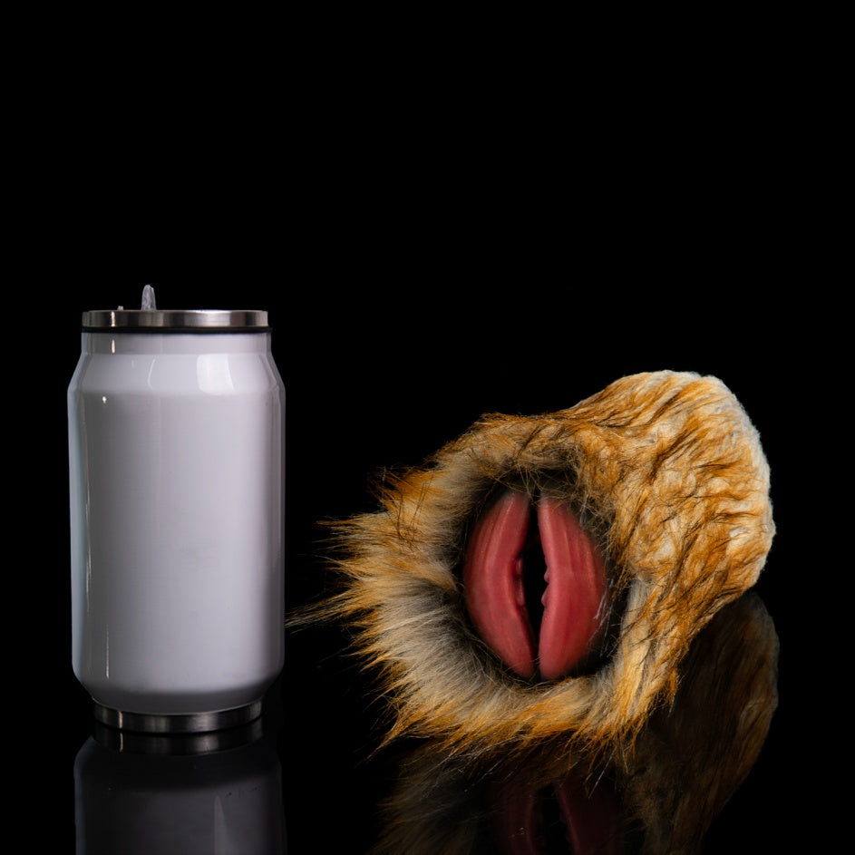Lioness Fury – Realistic Furry Lion Pocket Pussy | Removable Fur | Platinum Silicone Male Sex Toy