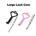 Silent Plastic Key – TSA-Friendly, Compatible with Select Chastity Styles
