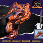Devouring Desire Wolf Kiss Hazel Fantasy Beast Grinder | Platinum Silicone Grinding Sex Toy