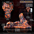 Devouring Desire Wolf Kiss Hazel Fantasy Beast Grinder | Platinum Silicone Grinding Sex Toy