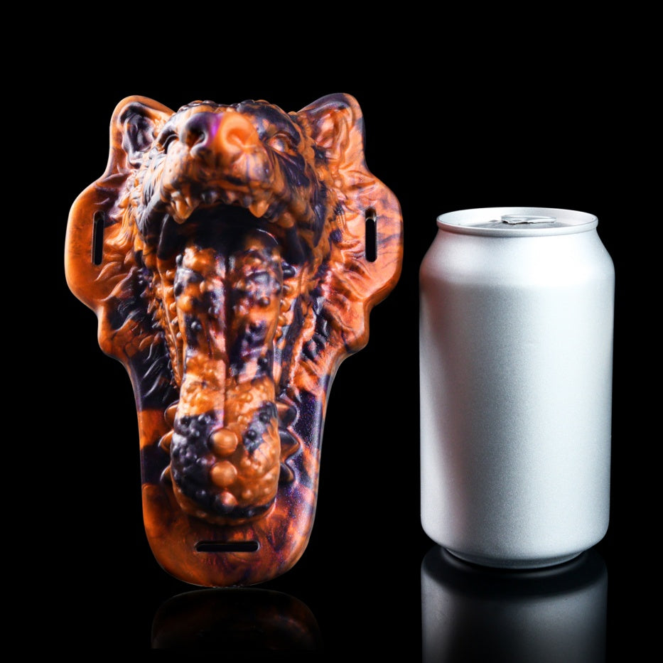 Devouring Desire Wolf Kiss Hazel Fantasy Beast Grinder | Platinum Silicone Grinding Sex Toy