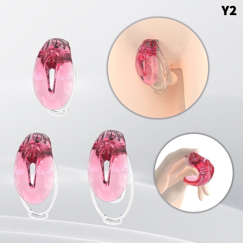 Fufu Clip Resin Sissy Chastity Cage