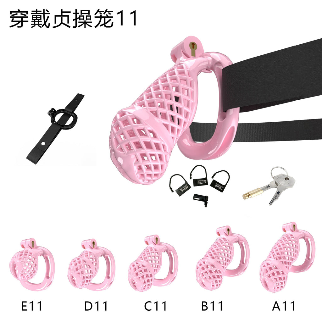 Mesh Ventilated Labia Chastity Cage – Multiple Sizes for All-Day Comfort