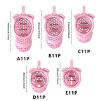 Mesh Ventilated Labia Chastity Cage – Multiple Sizes for All-Day Comfort