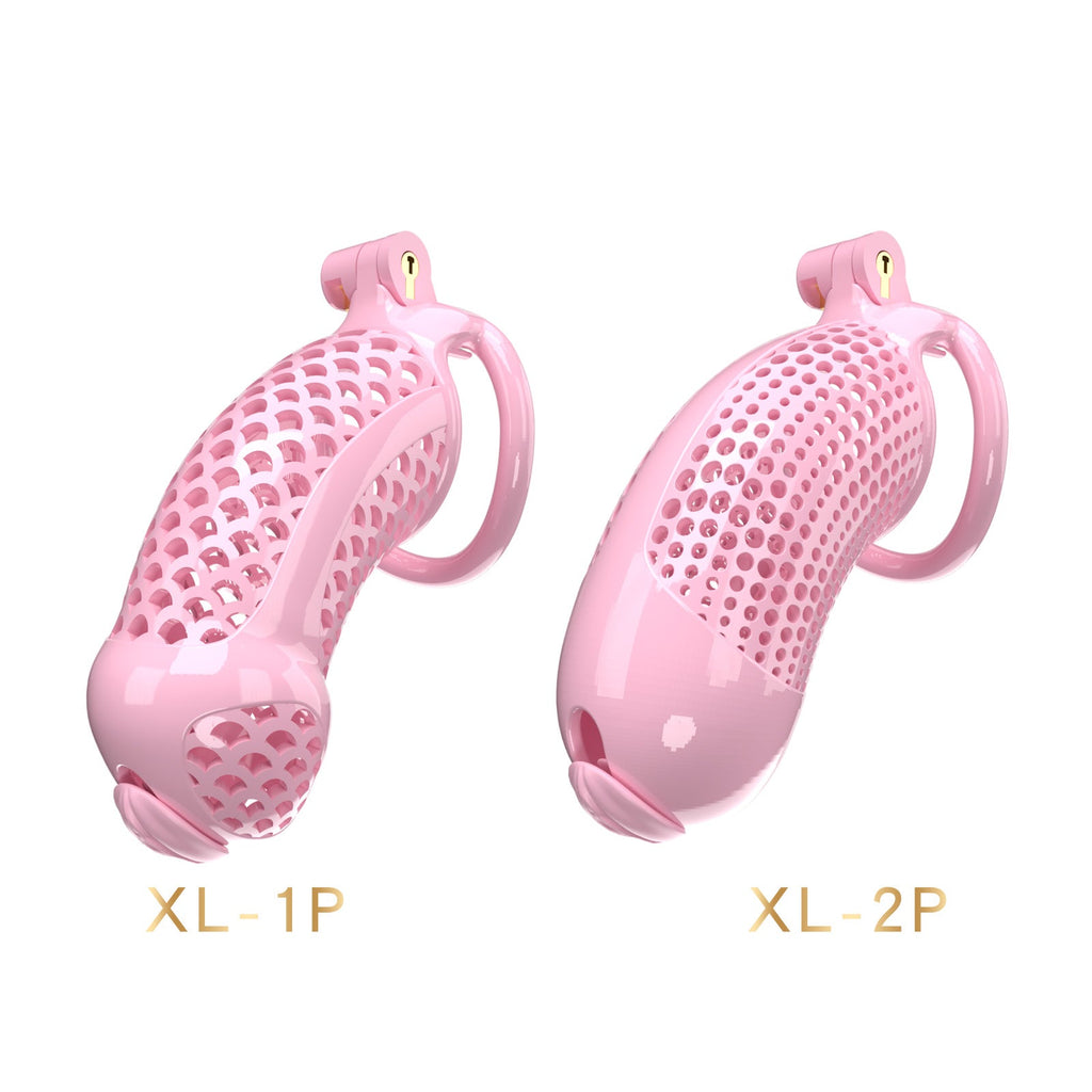 Oversized Chastity Device – Lightweight Resin with Ventilation & Strap