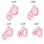 3D Printed Male Chastity Cage – Resin Lock with Strap & Perforated Ring Design for Men