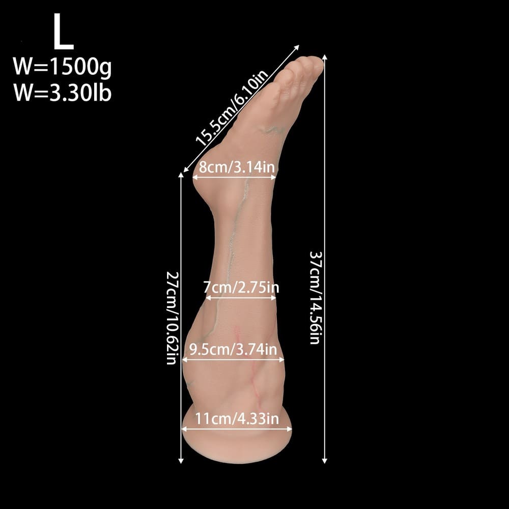 Pedis-Silicone-Realistic-Foot-Anal-Plug