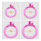 Pink Shell Chastity Cage – Resin Sissy Chastity Device with Pearl Design | Cute Male Chastity Cage