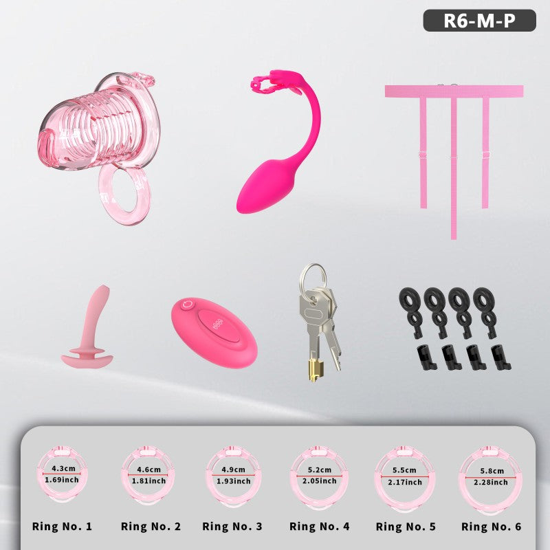 Transparent Flexible Chastity Cage with Stretchable Design （R6）