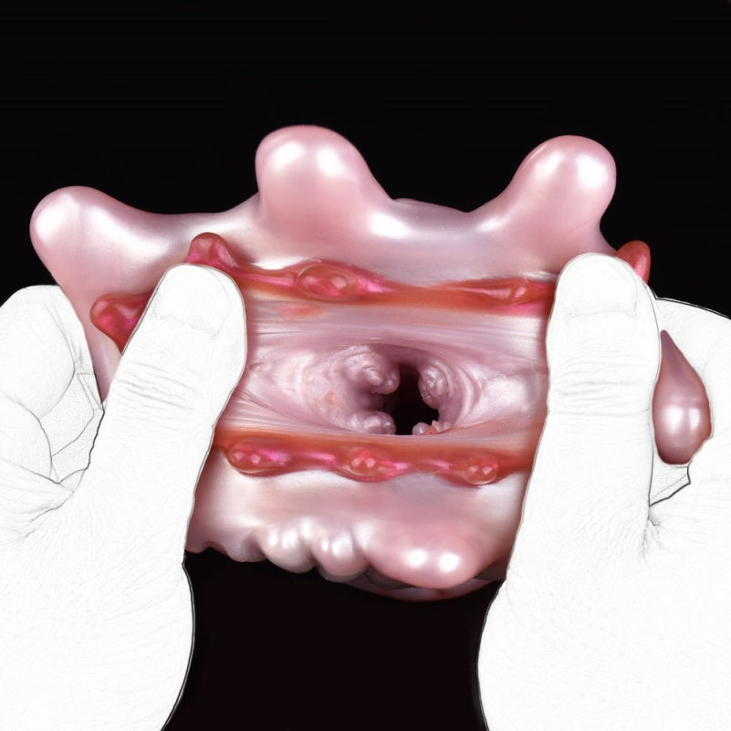 Alien Tentacle Pocket Pussy – Floral Fantasy Silicone Masturbator | Domlust