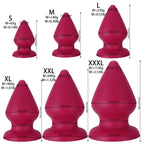 Red-Drop-Soft-Liquid-Silicone-Anal-Plug-6-Sizes