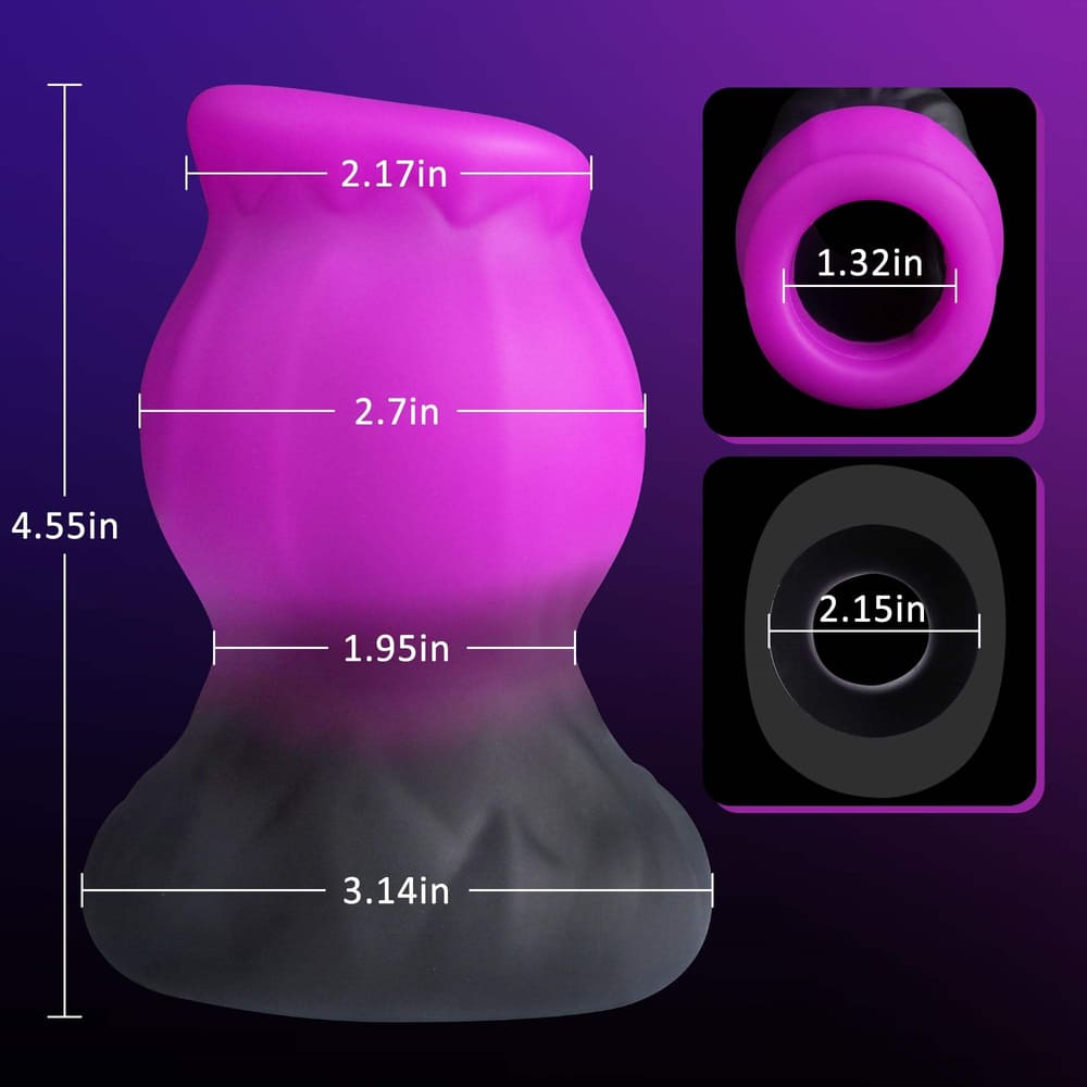 Reed-Silicone-Hollow-Anal-Plug-Anal-Dilator