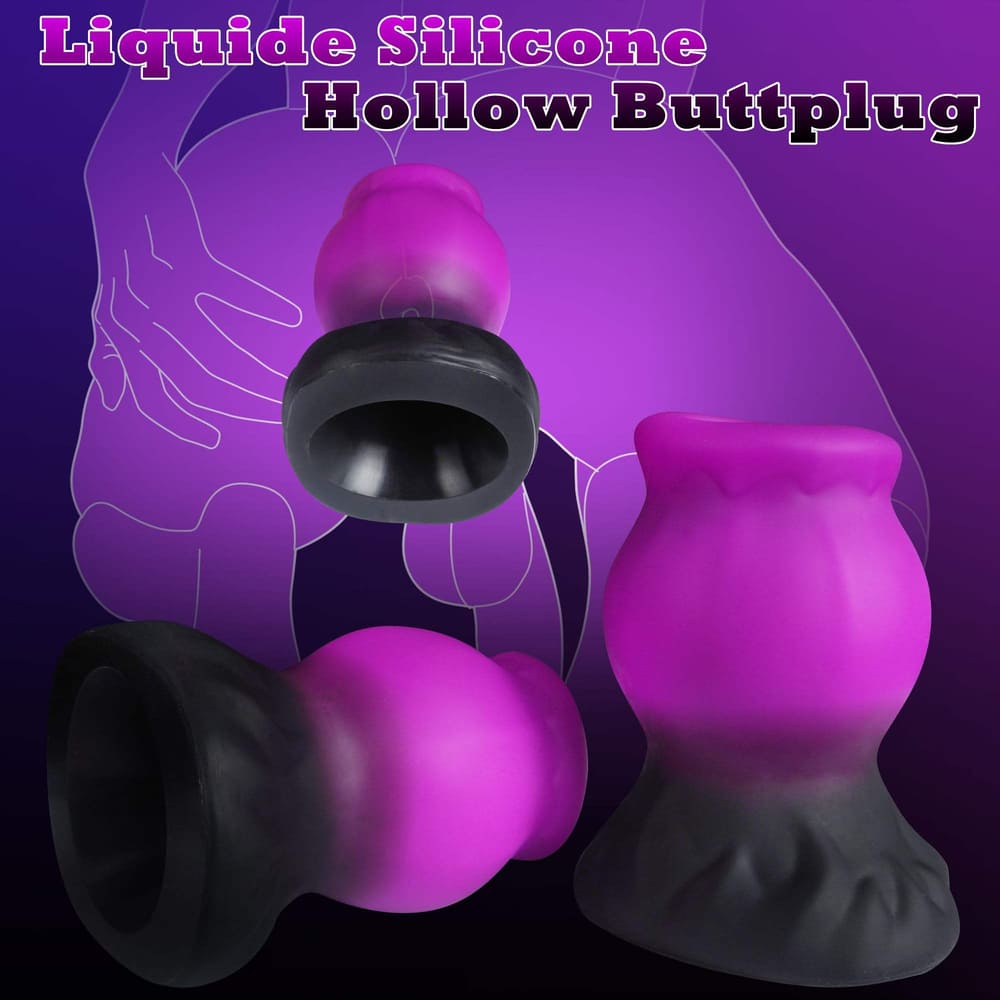 Reed-Silicone-Hollow-Anal-Plug-Anal-Dilator