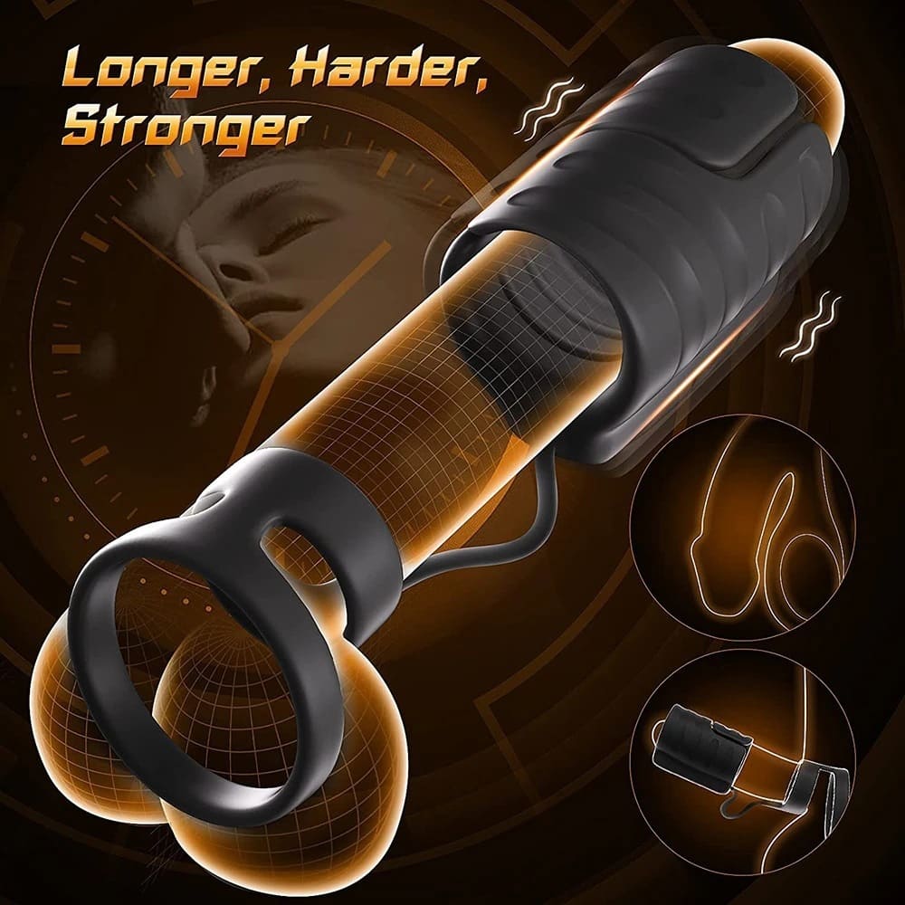 Ron-Smart-APP-Controlled-Penis-Trainer-Vibrating-Silicone-Masturbator