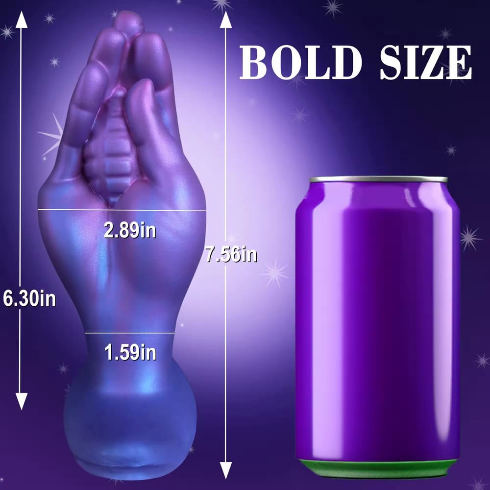 Rook-7-5-Inch-Fantasy-Fist-Butt-Plug-Silicone-Anal-Toy