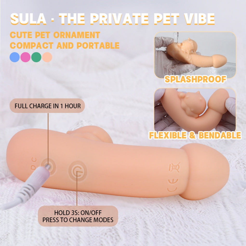 SULA Fantasy Silicone G-Spot Vibrator - Multi-Sensory Clitoral Stimulation & Sexual Massage