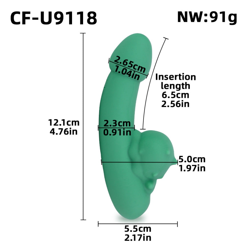 SULA Fantasy Silicone G-Spot Vibrator - Multi-Sensory Clitoral Stimulation & Sexual Massage