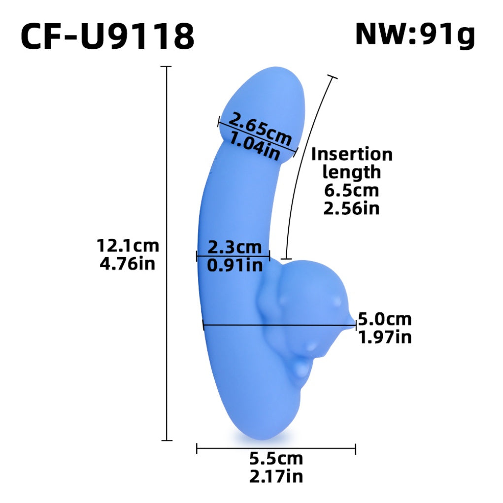 SULA Fantasy Silicone G-Spot Vibrator - Multi-Sensory Clitoral Stimulation & Sexual Massage