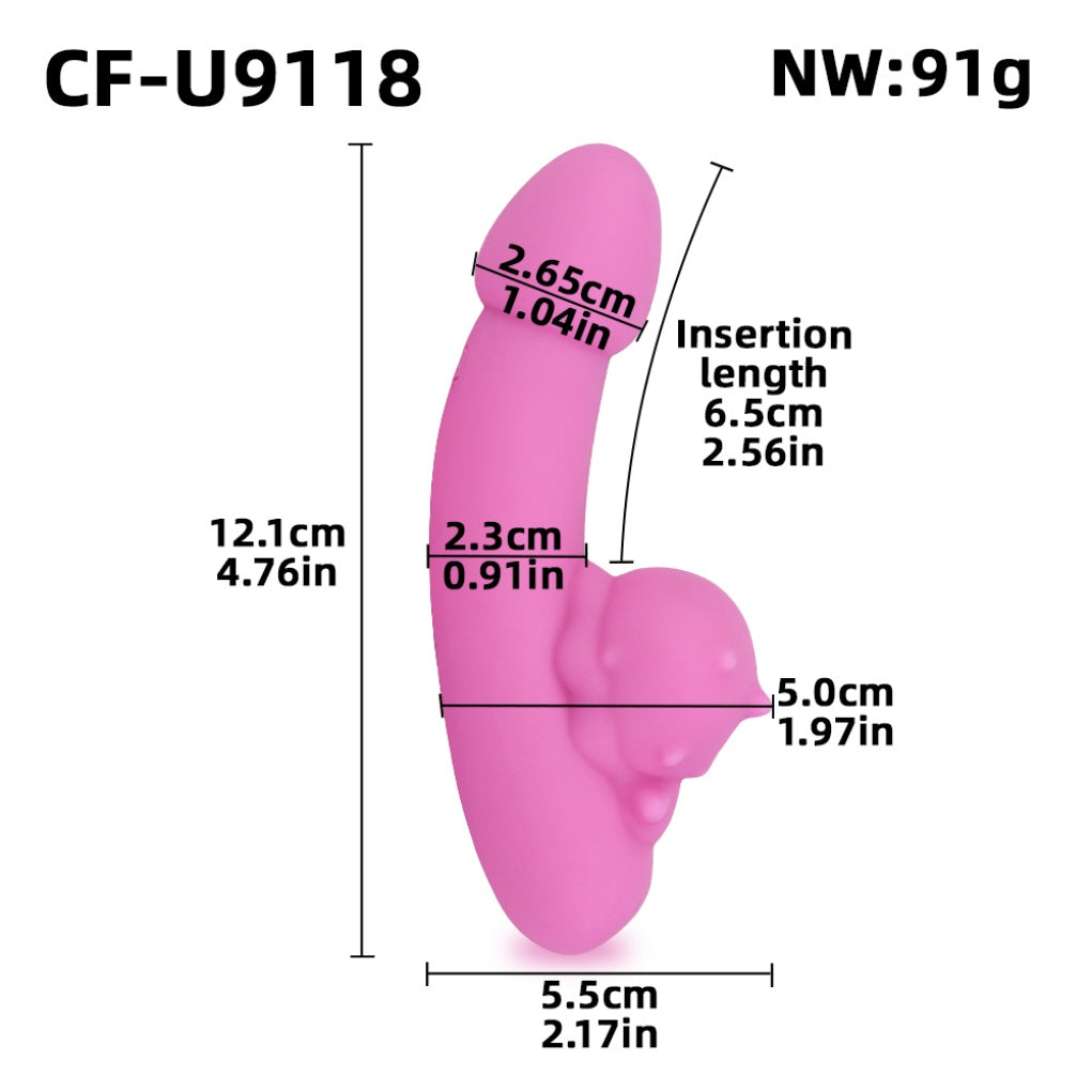 SULA Fantasy Silicone G-Spot Vibrator - Multi-Sensory Clitoral Stimulation & Sexual Massage