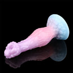 Dragon Inflatable Dildo – Pink Silicone, 1.57” to 2.87” Adjustable Girth, Fantasy | Domlust