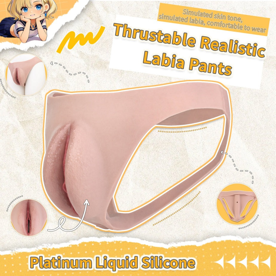 Xiaowei Silicone Pussy Pants – Wearable Fake Vagina | Realistic Artificial Vagina Underwear