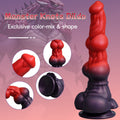 Domlust Knotted Monster Dildo – Silicone Fantasy Dog Knot | Vaginal Expansion & Anal Stretch