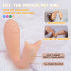 Medical-Grade Silicone Fantasy Elephant ELI G-Spot Vibrator-Clit Stimulator & Orgasmic Massage Sex Toy for Women