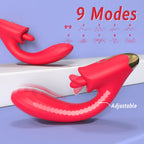 G-Spot Vibrating Thrusting Dildo with Suction Magic Wand – Insertion-Based Female Vaginal Stimulator