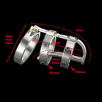 SPIKED CHASTITY CAGE METAL PUNK