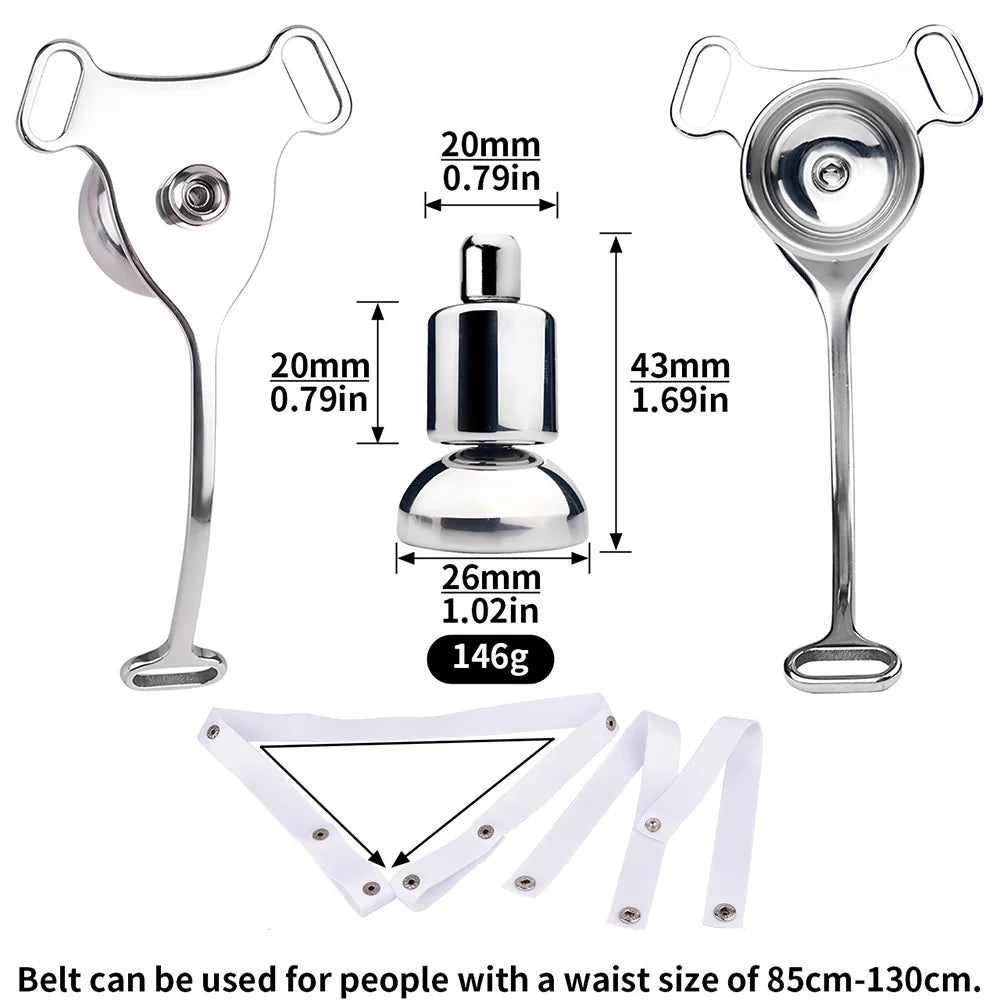 Feminizer Flying-V Stainless Steel Concealment System – LK-021 Series Inverted & Flat Modular Design