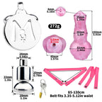 Monster Dildo Chastity Cage