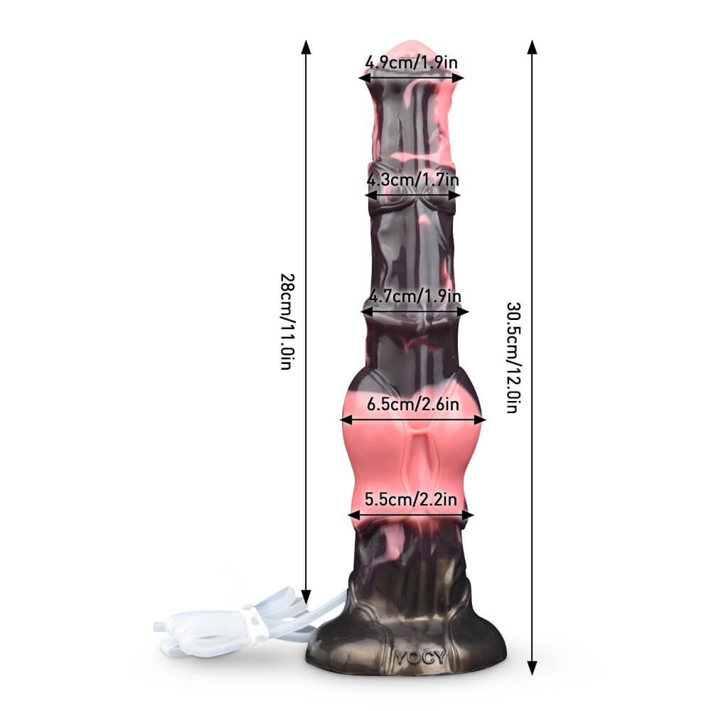 Gorey - 12 Inch Squirting Centaur Dildo - Long Fantasy Dildo - Huge Thick Dildo