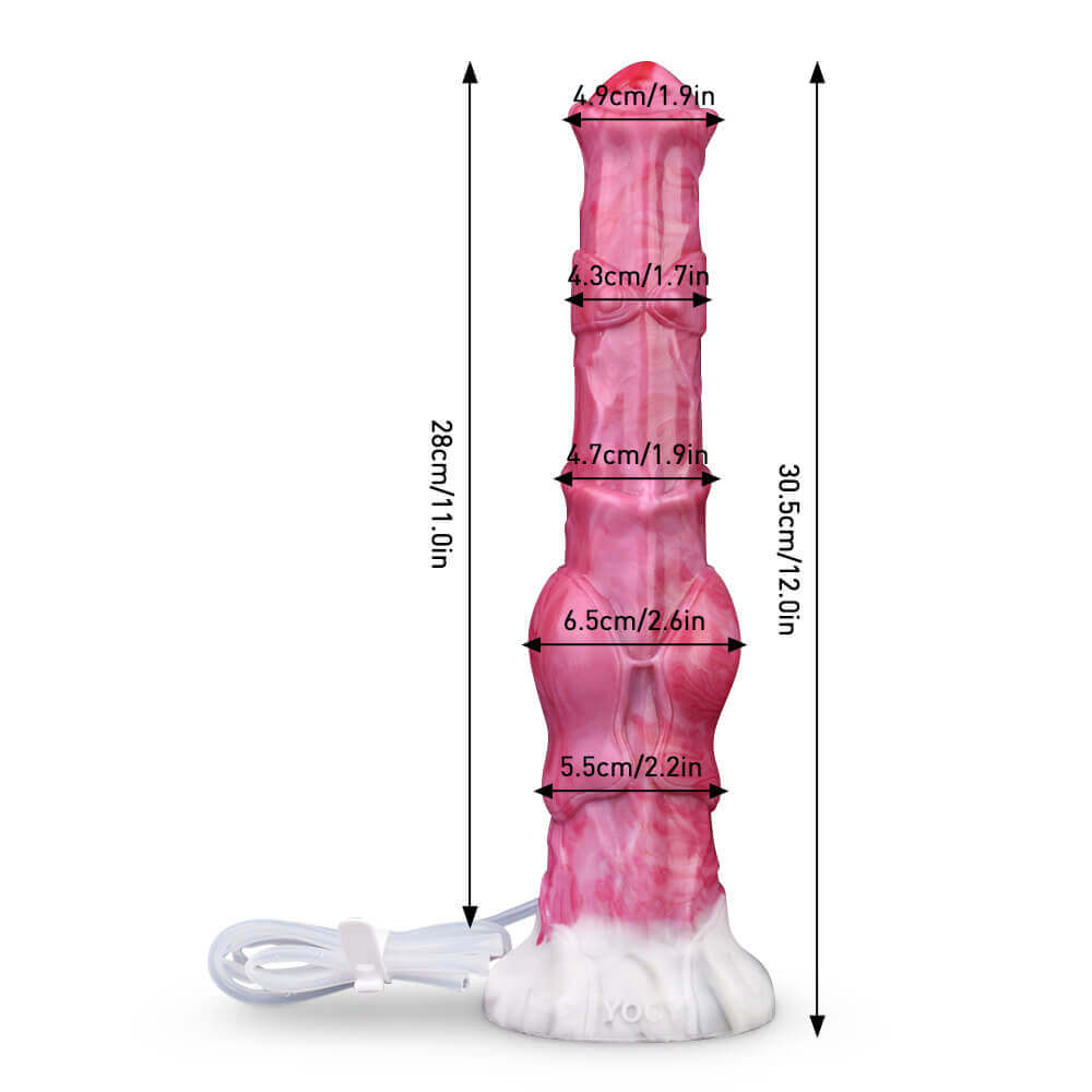 Gorey - 12 Inch Squirting Centaur Dildo - Long Fantasy Dildo - Huge Thick Dildo