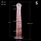 Huge Horse Anal Dildo Buttplug - Realistic Silicone Animal Dildos Suction Cup Sex Toys