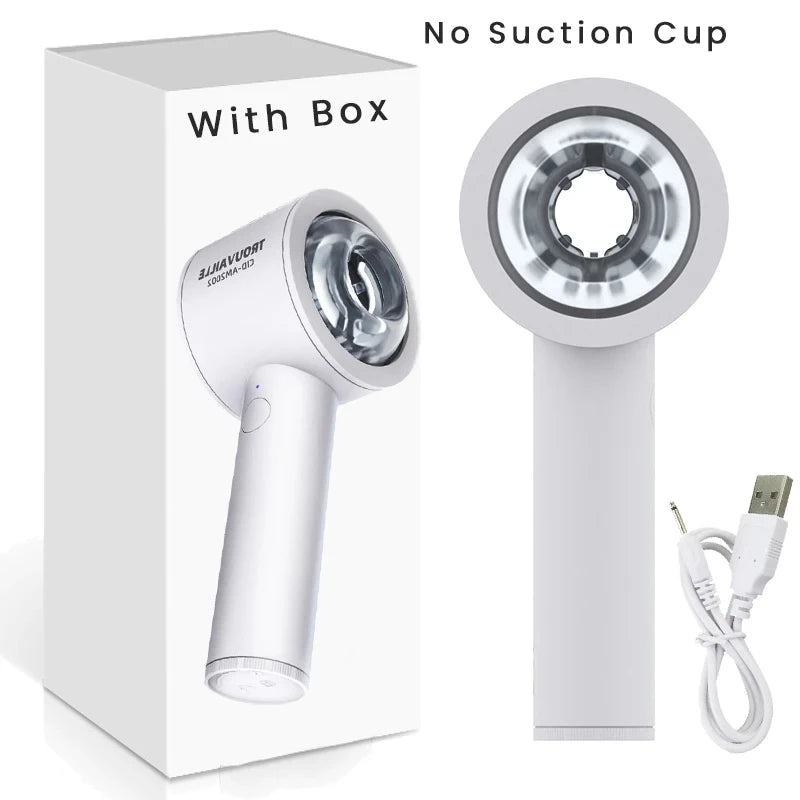 Hair Dryer Male Masturbator Adult Stroker - Powerful Thrusting Pussy Sleeve Male Sex Toys