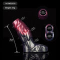 Black Samurai Cock Sleeve Men Sheath - Fantasy Silicone Delay Ejaculation Penis Extender