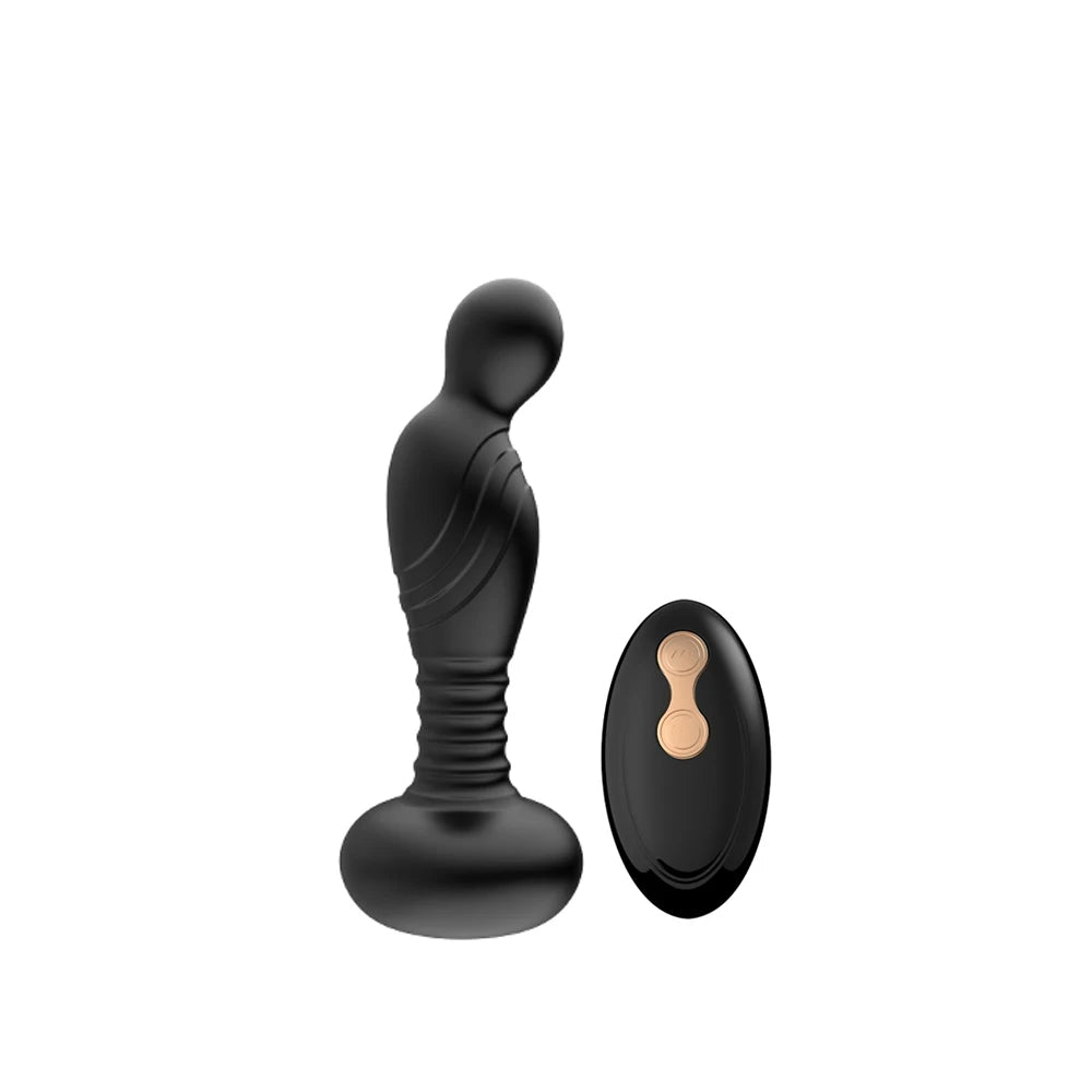 Remote Control Finger Prostate Massager - Clamp Vibrating Anal Plug Sex Toys for Men Women