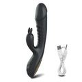 Clit Clamps Rabbit Vibrator - Vibrating Dildo Double End G Spot Clitoral Stimulator