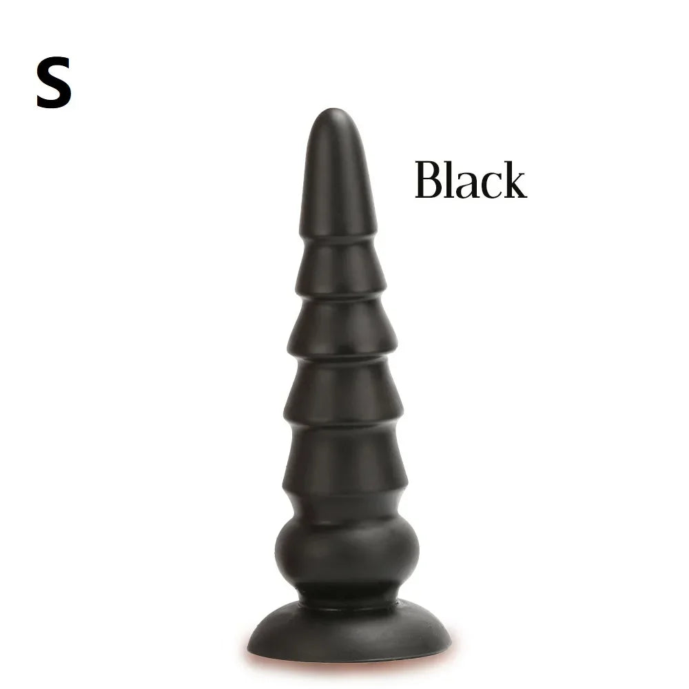 Silicone Anal Dildo Butt Plug - Exotic Conical Anal Dilator G Spot Prostate Massager