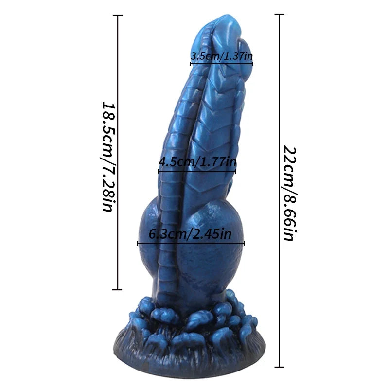 Fantasy Wolf Dildos Anal Butt Plug - Exotic Knotted Animaldildo Vagina Prostate Massager