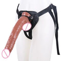 Strapless Strap-on Realistic Dildo - 12 inch Long Dildos Anal Plug Female Sex Toys for Lesbian
