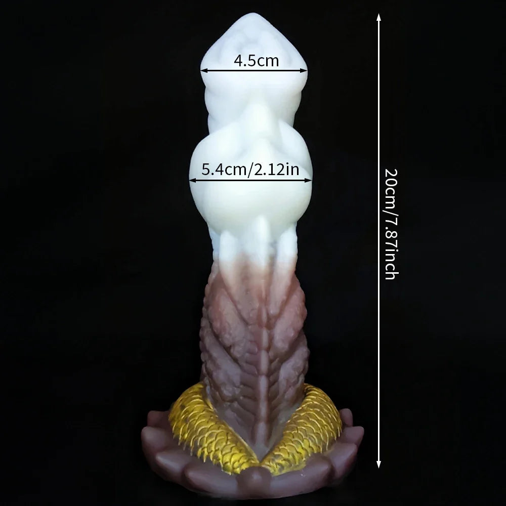 Fantasy Knotted Dildos Butt Plug - Exotic Dog Dildo Monster Sex Silicone Anal Sex Toy