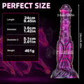 Colorful Realistic Monster Dildo - Soft Silicone Animal Dildos Sex Toys for Adult Erotic Wellness
