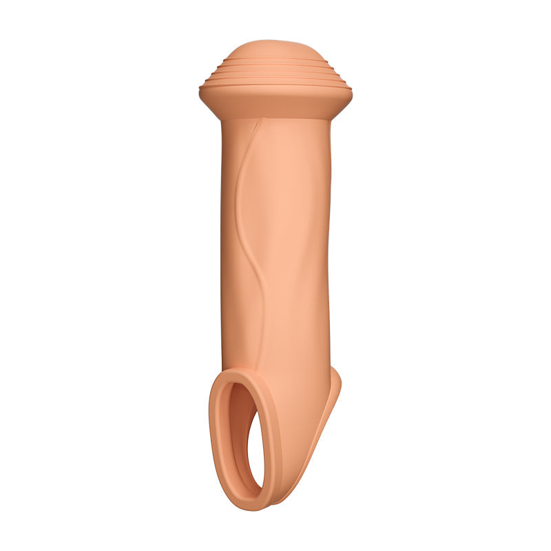 Jelly Cockring Penis Sleeve Sheath - Cock Extender Stand-to-Pee Delay Ejaculation Male Sex Toy