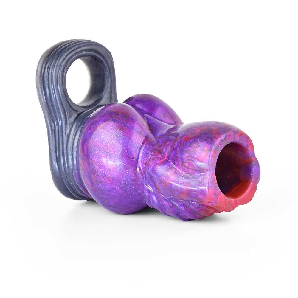 Dragon Knot Cock Sleeve Sex Toys for Men - Fantasy Penis Sheath Beast Sex Enlarger Condom