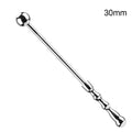 Metal Anal Ball Butt Plug - Double End Slim Dildo Anal Beads Sex Toy
