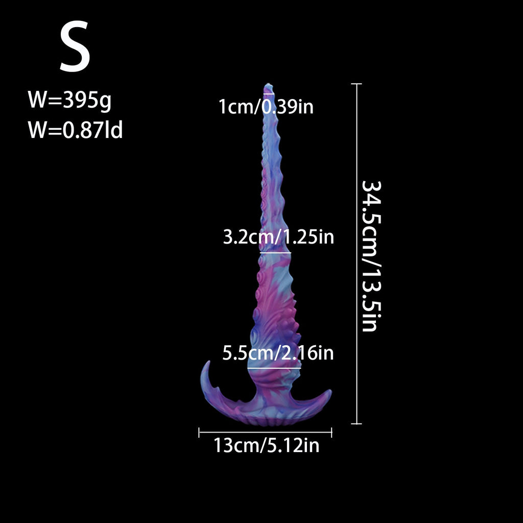 Extra Long Octopus Tentacle Anal Dildo Butt Plug - Monsterdildo Silicone Sex Toy for Men Women
