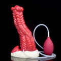 Squirting Dragon Dildo Crawl Clit Stimulation Butt Plug - Silicone Cumming Women Masturbator